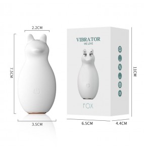 LILO - Cute Funny Fox Vibrating Egg (Chargeable - White)